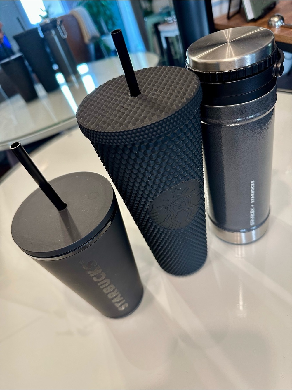 Stanley x Starbucks coffee press and 2 additional tumbler